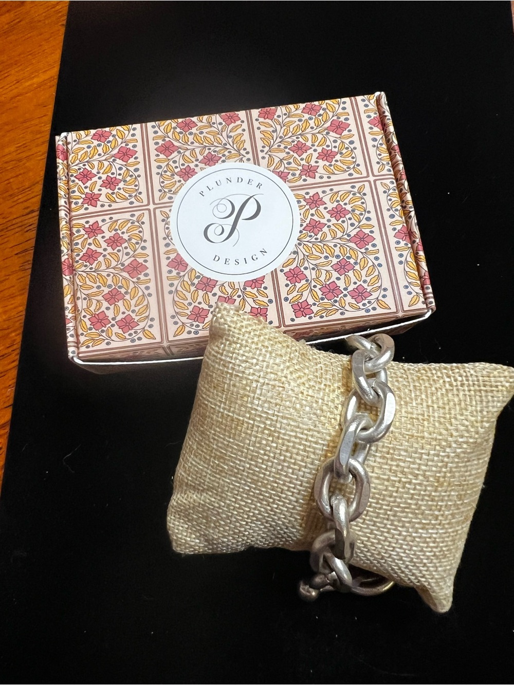 Plunder Silver Chunk Link Bracelet